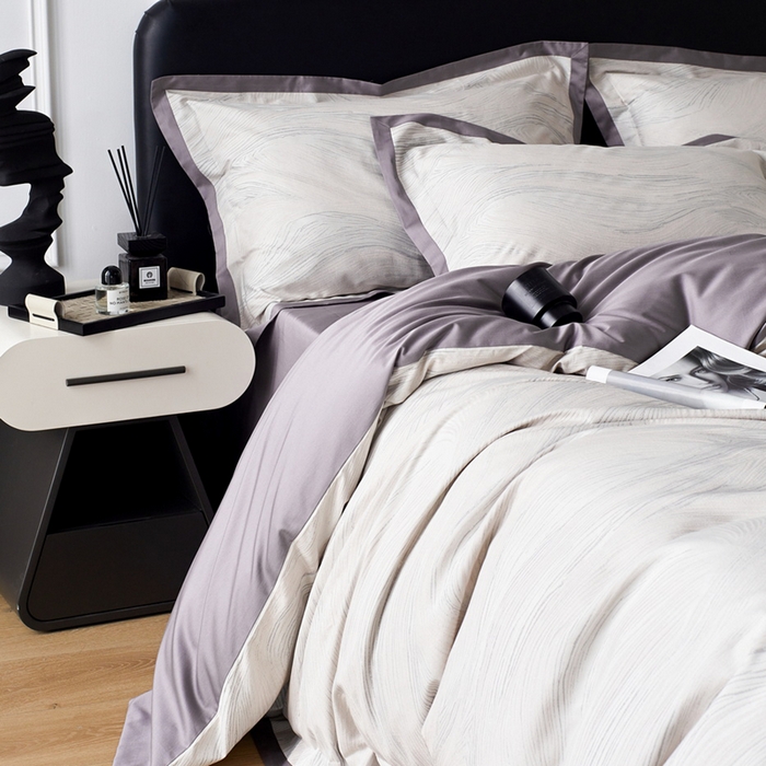 91家纺网 家纺一手货源 找家纺 由丽家纺 2025新款高奢色织提花四件套-卡斯特【控价标准券后450起】 卡斯特场景一