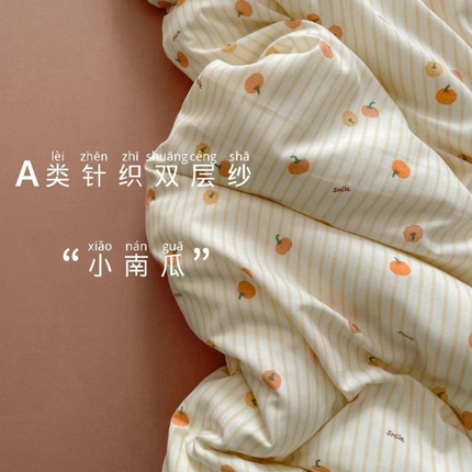 91家纺网 家纺一手货源 找家纺 （总）仟网汇 2025新款有氧针织棉双层纱系列四件套-床拍