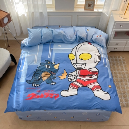 蘭菲家纺 2025新款奥特曼全棉被套 勇士