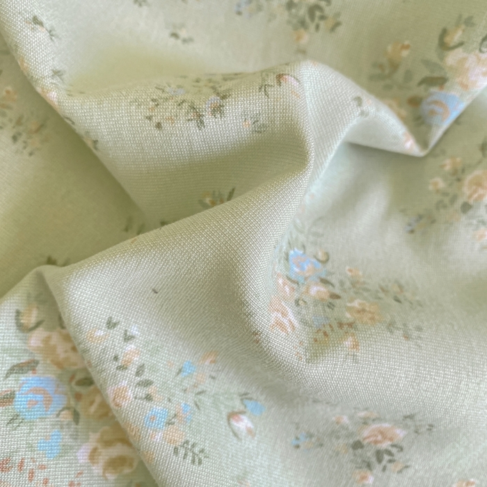 91家纺网 家纺一手货源 找家纺 尚美 2025新款小碎花针织棉床盖四件套 兰亭序