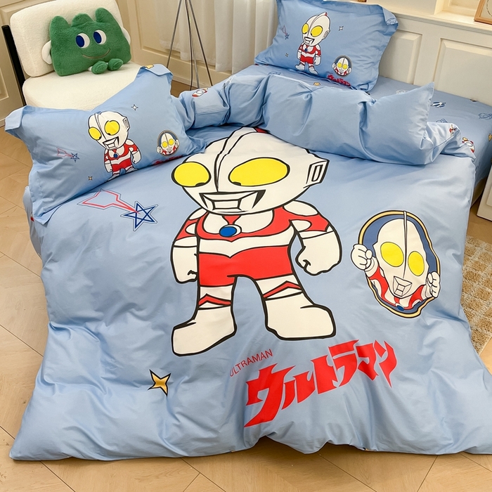 91家纺网 家纺一手货源 找家纺 蘭菲家纺 2025新款奥特曼全棉四件套 成功