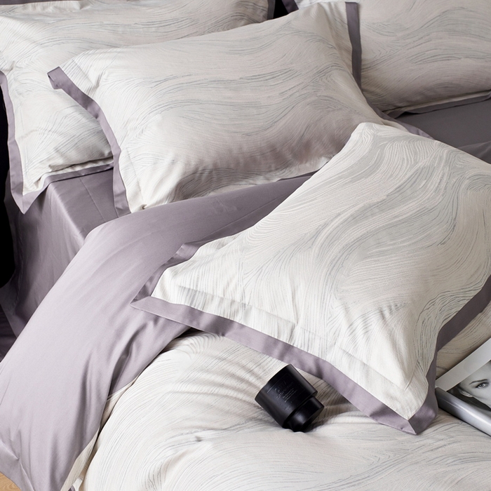 91家纺网 家纺一手货源 找家纺 由丽家纺 2025新款高奢色织提花四件套-卡斯特【控价标准券后450起】 卡斯特场景一