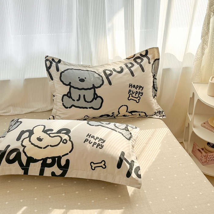 91家纺网 家纺一手货源 找家纺 涵宸家纺 2025新款全棉印花四件套 A玛基拉