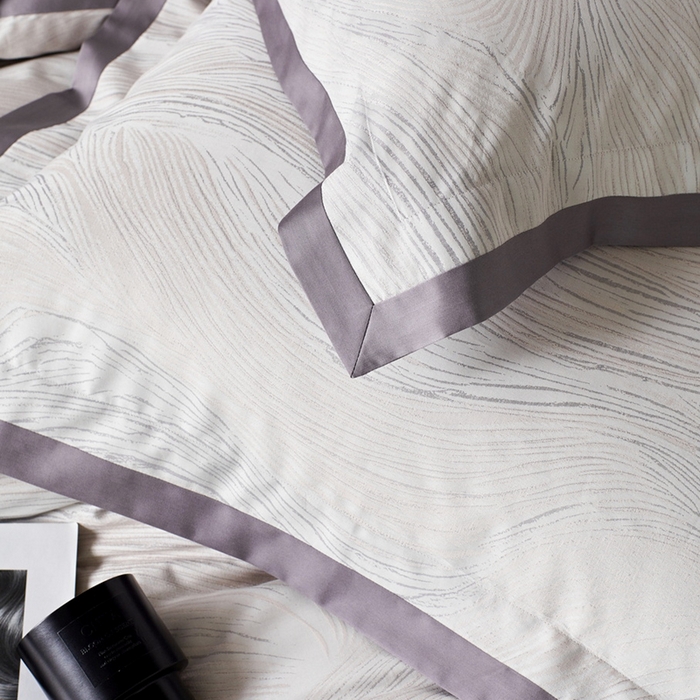 91家纺网 家纺一手货源 找家纺 由丽家纺 2025新款高奢色织提花四件套-卡斯特【控价标准券后450起】 卡斯特场景一