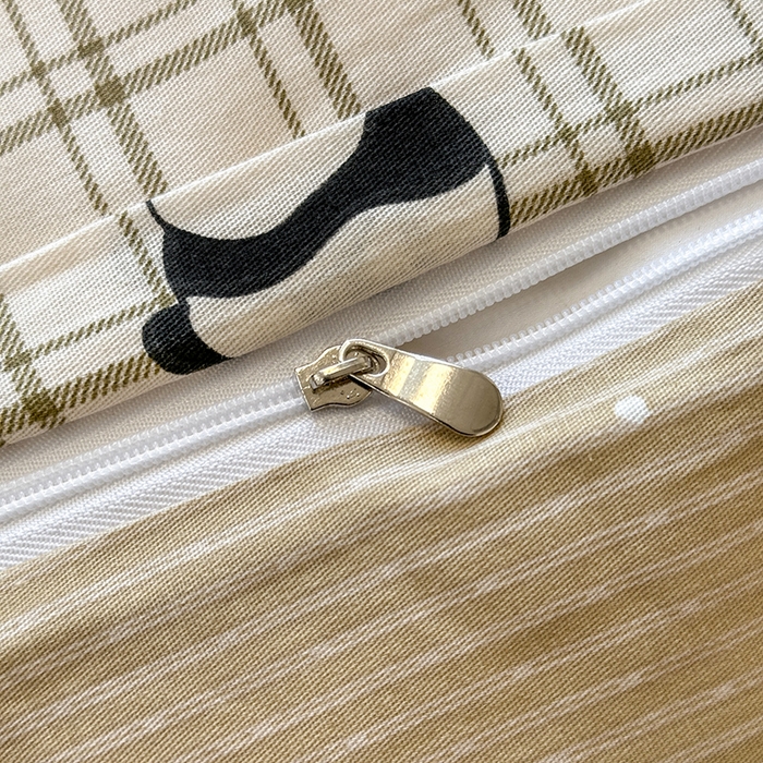 91家纺网 家纺一手货源 找家纺 沐棉家居 2025新款全棉印花四件套 可爱熊猫