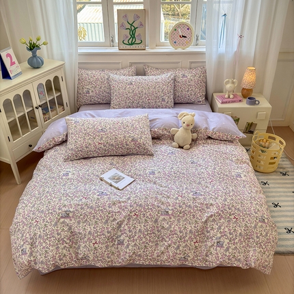 91家纺网 家纺一手货源 找家纺 （总）沐棉家居 2025新款全棉印花四件套