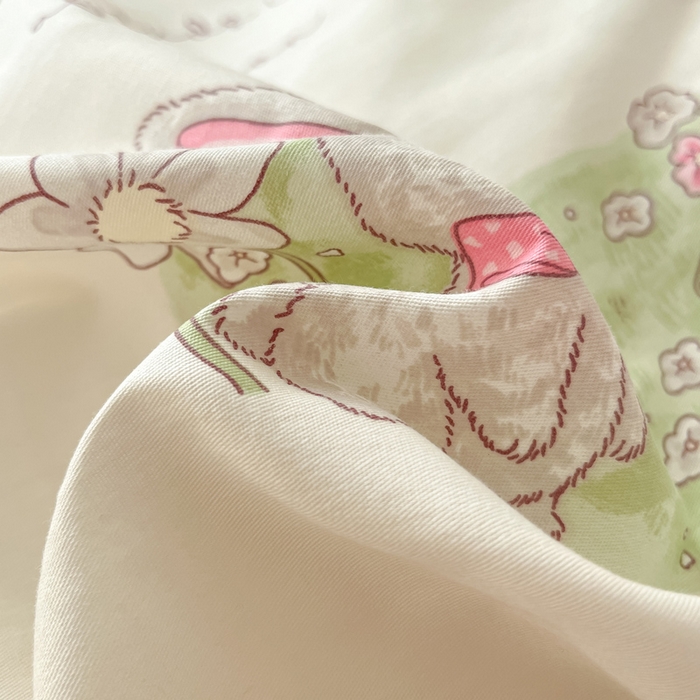 91家纺网 家纺一手货源 找家纺 涵宸家纺 2025新款全棉印花四件套 A游会仙境