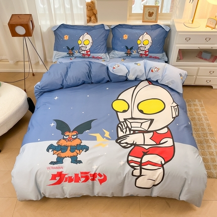 蘭菲家纺 2025新款奥特曼全棉四件套 荣耀