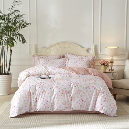 91家纺网 家纺一手货源 找家纺 （总）曼秀琳 2025新款铂金棉数码印花四件套(全棉133*76)