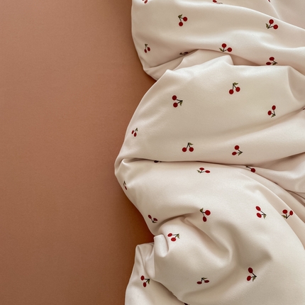 91家纺网 家纺一手货源 找家纺 （总）仟网汇 2025新款有氧针织棉双层纱系列四件套-床拍