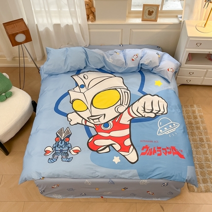 蘭菲家纺 2025新款奥特曼全棉被套 飞天