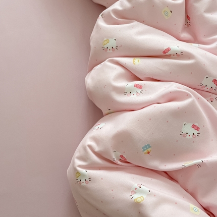 91家纺网 家纺一手货源 找家纺 （总）仟网汇 2025新款有氧针织棉双层纱系列四件套-床拍