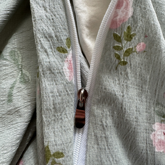 91家纺网 家纺一手货源 找家纺 韩巢家纺 2025新款云感双层纱床上用品四件套超柔裸睡级床单被套三件套-(提供卖家秀) 半生倾慕