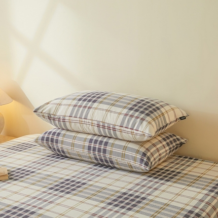 涵宸家纺 2025新款全棉印花良品系列枕套 枕套-琥珀