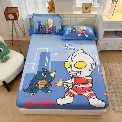 蘭菲家纺 2025新款奥特曼全棉床笠 勇士