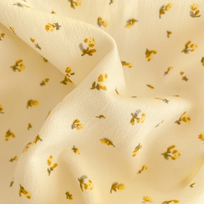 91家纺网 家纺一手货源 找家纺 尚美 2025新款小碎花针织棉床盖四件套 金色年华