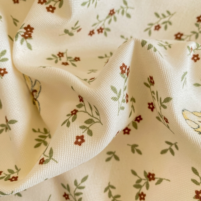 91家纺网 家纺一手货源 找家纺 尚美 2025新款小碎花针织棉床盖四件套 花海