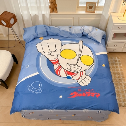 蘭菲家纺 2025新款奥特曼全棉被套 冠军