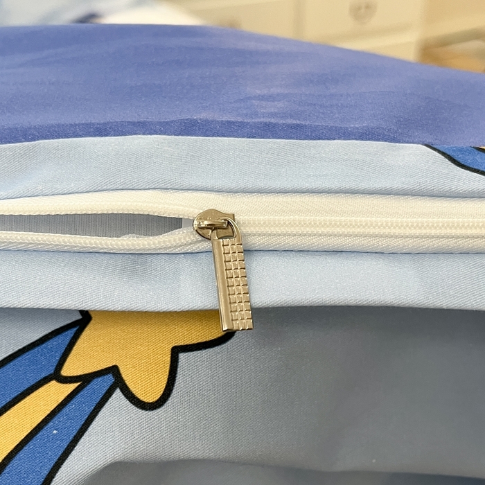 91家纺网 家纺一手货源 找家纺 蘭菲家纺 2025新款奥特曼全棉被套 抱团