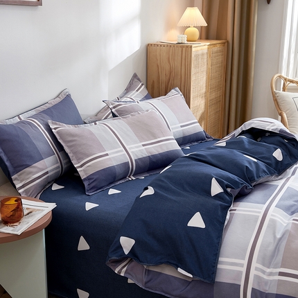 91家纺网 家纺一手货源 找家纺 （总）简冠家纺 2025新款印花植物羊绒磨毛四件套