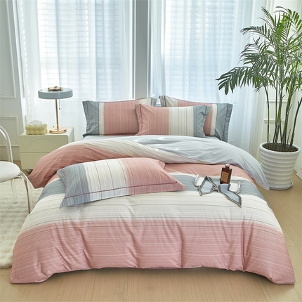 91家纺网 家纺一手货源 找家纺 （总）曼秀琳 2025新款铂金棉数码印花四件套(全棉133*76)