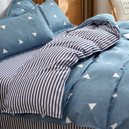 91家纺网 家纺一手货源 找家纺 （总）简冠家纺 2025新款印花植物羊绒磨毛四件套