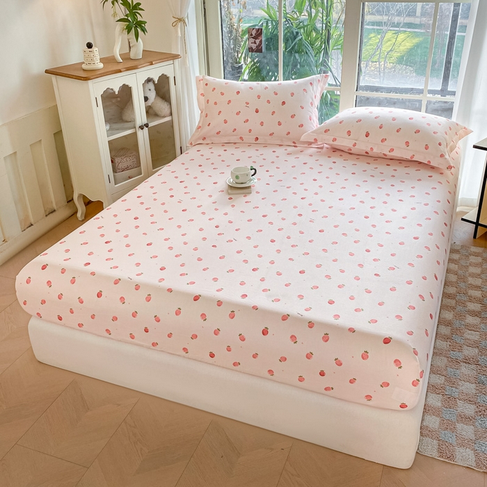 91家纺网 家纺一手货源 找家纺 （总）晨希家居 2025新款全棉A类双层纱床笠