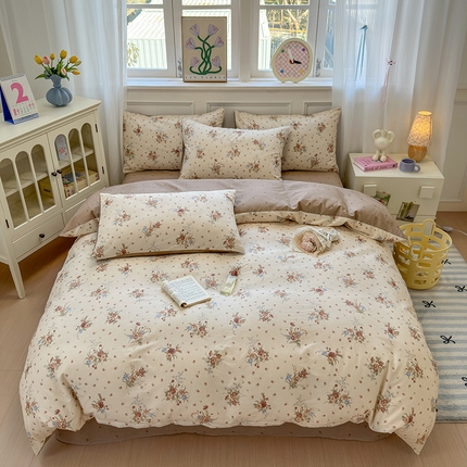 91家纺网 家纺一手货源 找家纺 （总）沐棉家居 2025新款全棉印花四件套