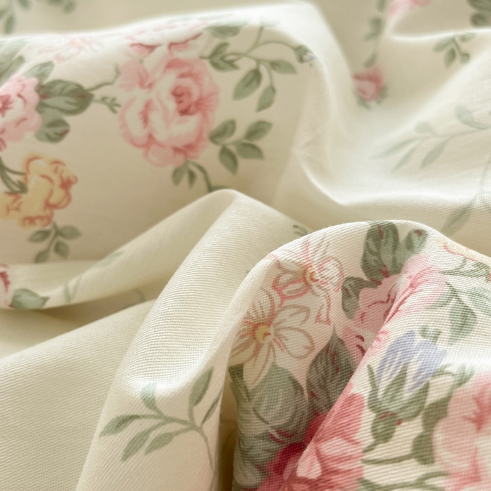 91家纺网 家纺一手货源 找家纺 涵宸家纺 2025新款全棉印花四件套 B花田妙语