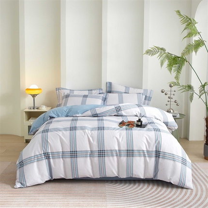 91家纺网 家纺一手货源 找家纺 （总）曼秀琳 2025新款铂金棉数码印花四件套(全棉133*76)