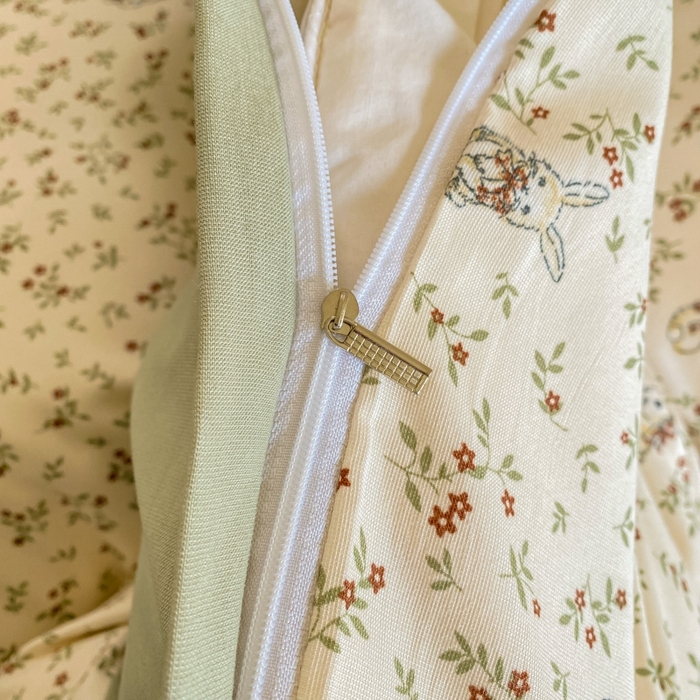 91家纺网 家纺一手货源 找家纺 尚美 2025新款小碎花针织棉床盖四件套 花海