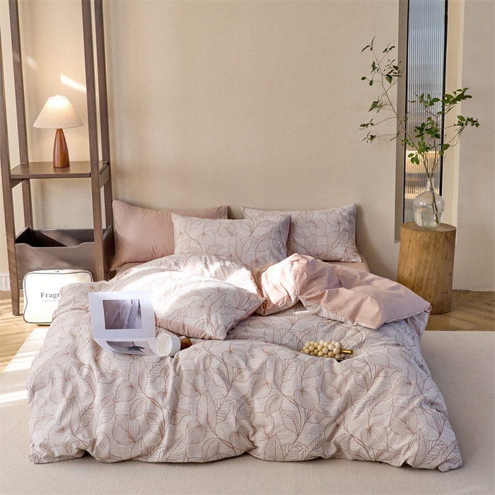 91家纺网 家纺一手货源 找家纺 （总）久典2025 60支色织三层大提花基础款四件套买家秀找客服