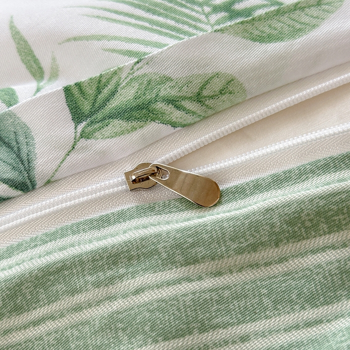 91家纺网 家纺一手货源 找家纺 沐棉家居 2025新款全棉印花四件套 淡香花语