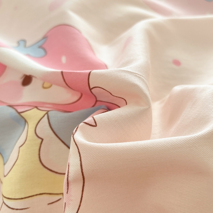 91家纺网 家纺一手货源 找家纺 涵宸家纺 2025新款全棉印花四件套 A洋娃娃