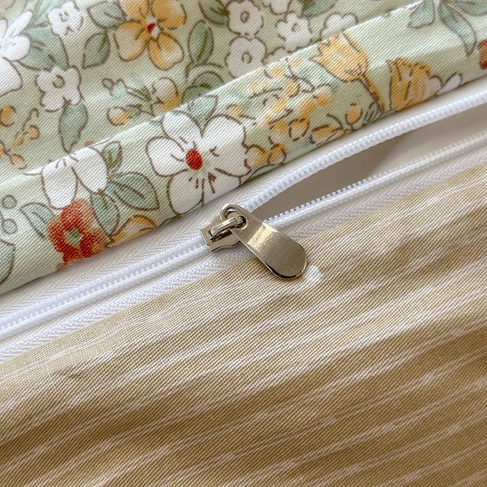 91家纺网 家纺一手货源 找家纺 沐棉家居 2025新款全棉印花四件套 花梦