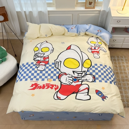 蘭菲家纺 2025新款奥特曼全棉被套 超人兄弟