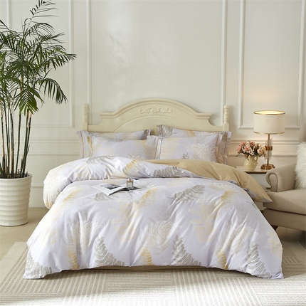 91家纺网 家纺一手货源 找家纺 （总）曼秀琳 2025新款铂金棉数码印花四件套(全棉133*76)