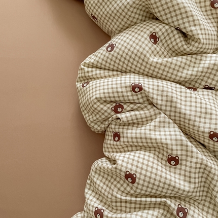 91家纺网 家纺一手货源 找家纺 （总）仟网汇 2025新款有氧针织棉双层纱系列四件套-床拍