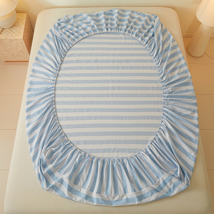 91家纺网 家纺一手货源 找家纺 涵宸家纺 2025新款全棉印花良品系列床笠 床笠-多哈-兰