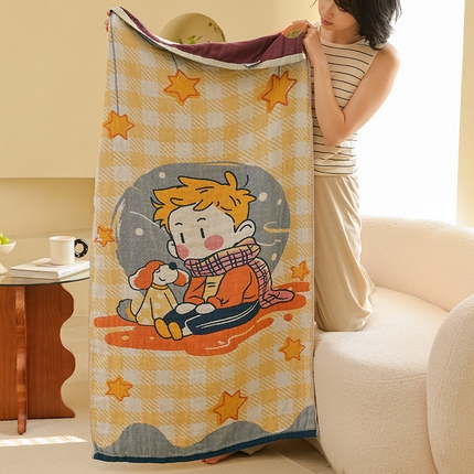 91家纺网 家纺一手货源 找家纺 （总）雯雨家纺 2025新款亲肤可爱全棉A类纱布浴巾