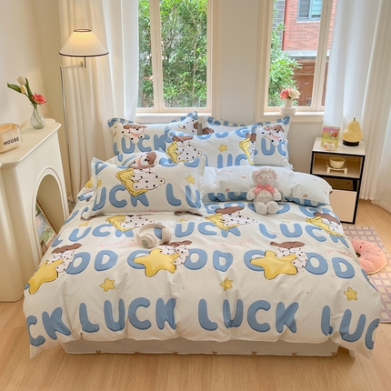 91家纺网 家纺一手货源 找家纺 （总）涵宸家纺 2025新款全棉印花四件套总花型