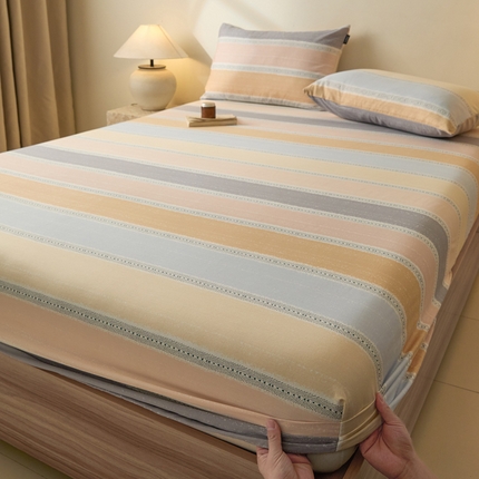 91家纺网 家纺一手货源 找家纺 （总）涵宸家纺 2025新款全棉印花良品系列床笠