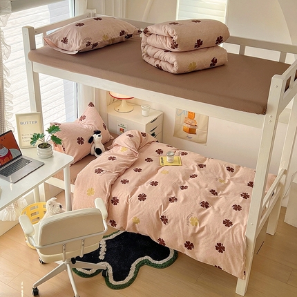 91家纺网 家纺一手货源 找家纺 （总）阿曼达 2025新款印花水洗m学生床单人四件套