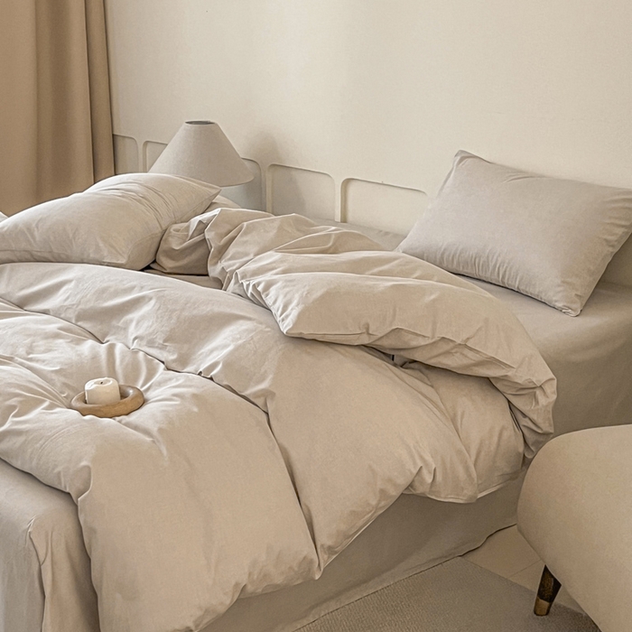 91家纺网 家纺一手货源 找家纺 涵宸家纺 2025新款全棉印花良品系列四件套 云纹-其