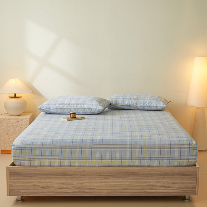 91家纺网 家纺一手货源 找家纺 涵宸家纺 2025新款全棉印花良品系列床笠 床笠-罗宾