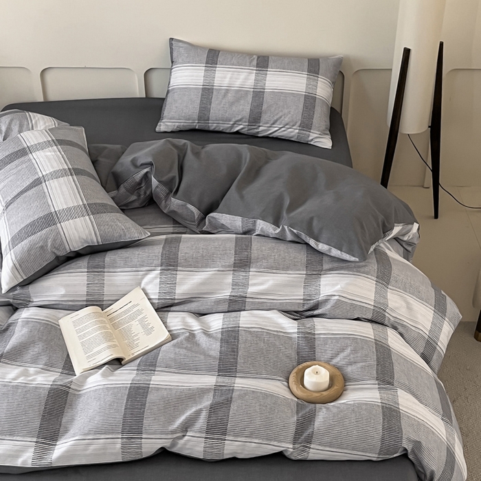 91家纺网 家纺一手货源 找家纺 涵宸家纺 2025新款全棉印花良品系列四件套 洛卡