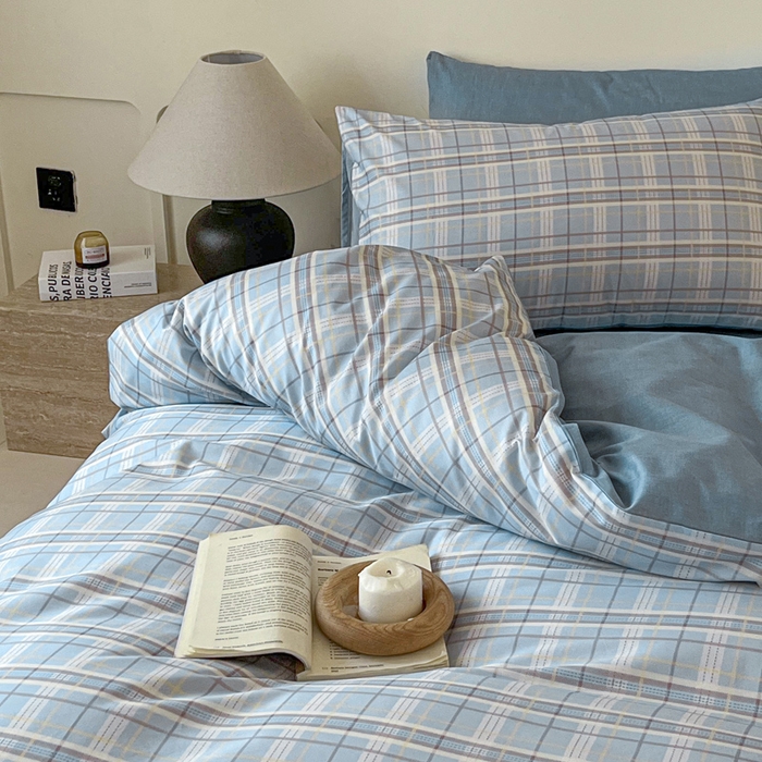 91家纺网 家纺一手货源 找家纺 涵宸家纺 2025新款全棉印花良品系列四件套 罗宾