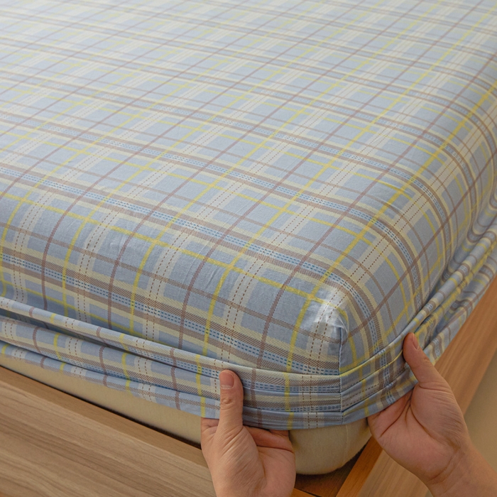 91家纺网 家纺一手货源 找家纺 涵宸家纺 2025新款全棉印花良品系列床笠 床笠-罗宾