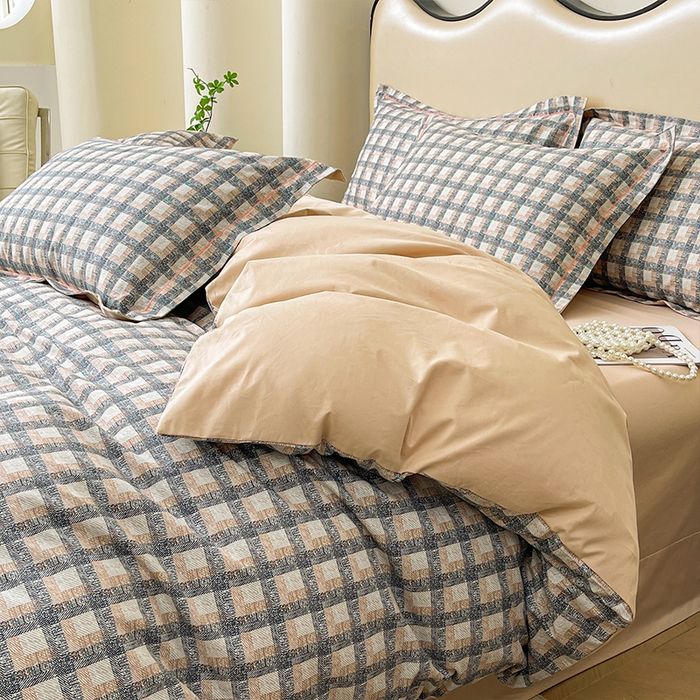 91家纺网 家纺一手货源 找家纺 帛美 2025新款13376全棉纯棉印花四件套-提供买家秀 海岸风情