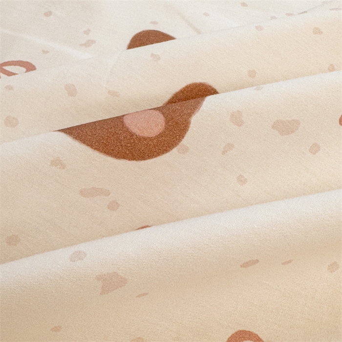 91家纺网 家纺一手货源 找家纺 雯豆2025春夏新款全棉床单三件套纯棉床罩小清新印花床单 全棉床单-精灵兔